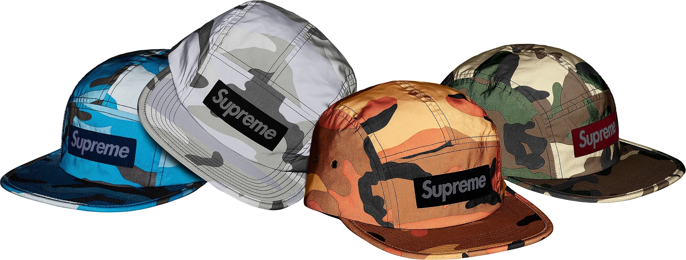 Reflective Camo Camp Cap